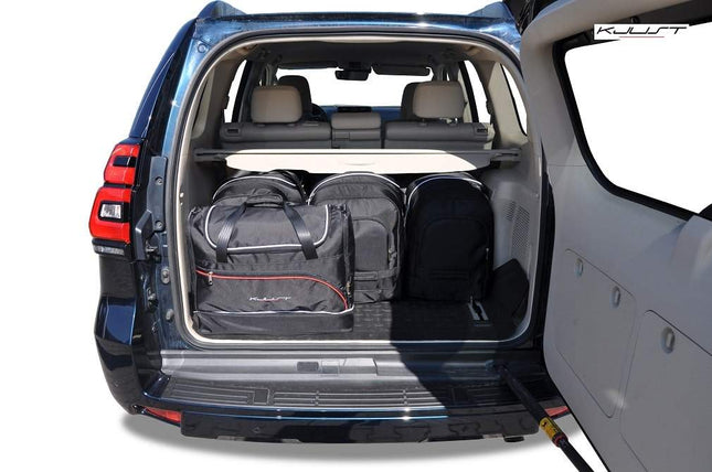 Kjust Reistassenset voor Toyota Land Cruiser 5-deurs vanaf 2018 - Set van 5 Tassen met 3 Roltassen en 2 Sporttassen