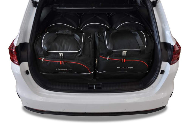 Kjust Reistassenset voor Kia Ceed Sportswagon vanaf 2018 - Set van 5 Tassen met 3 Roltassen en 2 Sporttassen