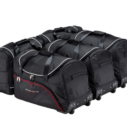 Kjust Reistassenset voor Kia Ceed Sportswagon vanaf 2018 - Set van 5 Tassen met 3 Roltassen en 2 Vliegtuigtassen