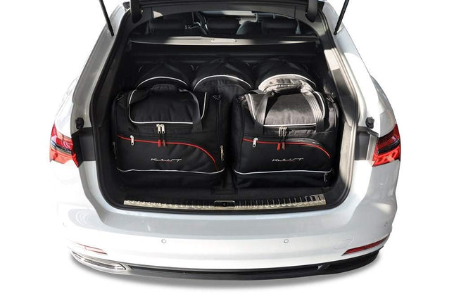 Kjust Reistassenset voor Audi A6 Avant 2018-2024 - Set van 5 Tassen met 3 Roltassen en 2 Sporttassen