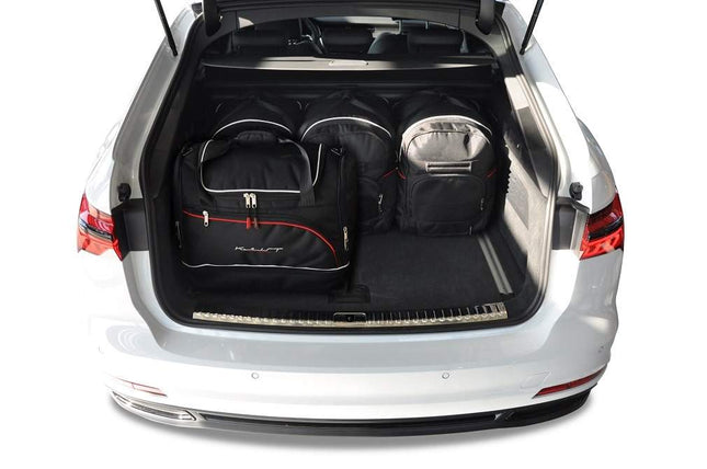 Kjust Reistassenset voor Audi A6 Avant 2018-2024 - Set van 5 Tassen met 3 Roltassen en 2 Sporttassen