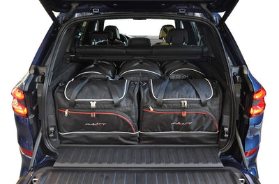Kjust Reistassenset voor BMW X5 vanaf 2018 - Set van 5 Tassen met 3 Roltassen en 2 Sporttassen