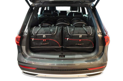 Kjust Reistassenset voor Seat Tarraco vanaf 2019 - Set van 5 Tassen met 3 Roltassen en 2 Sporttassen