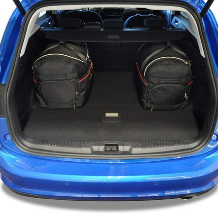Kjust Reistassenset voor Ford Focus Wagon vanaf 2018 - Set van 5 Tassen met 3 Roltassen en 2 Sporttassen