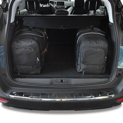 Kjust Reistassenset voor Peugeot 5008 2017-2024 - Set van 4 Tassen met 3 Roltassen en 1 Sporttas