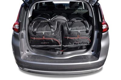 Kjust Reistassenset voor Renault Grand Scenic 2017-2023 - Set van 5 Tassen met 3 Roltassen en 2 Sporttassen