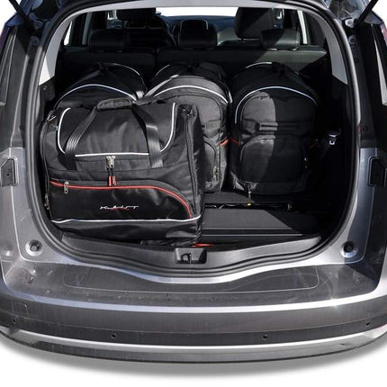 Kjust Reistassenset voor Renault Grand Scenic 2017-2023 - Set van 5 Tassen met 3 Roltassen en 2 Sporttassen