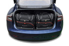Kjust Reistassenset voor Tesla Model 3 2016-2023 - Set van 5 Tassen met 2 Roltassen 1 Sporttas en 2 Vliegtuigtassen