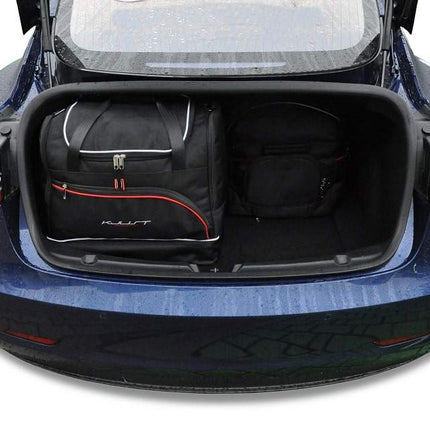 Kjust Reistassenset voor Tesla Model 3 2016-2023 - Set van 5 Tassen met 2 Roltassen en 3 Sporttassen