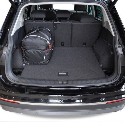 Kjust Reistassenset voor Volkswagen Tiguan Allspace 2017-2024 - Set van 5 Tassen met 3 Roltassen en 2 Sporttassen