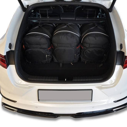 Kjust Reistassenset voor Kia ProCeed stationwagen vanaf 2019 - Set van 5 Tassen met 3 Roltassen en 2 Vliegtuigtassen