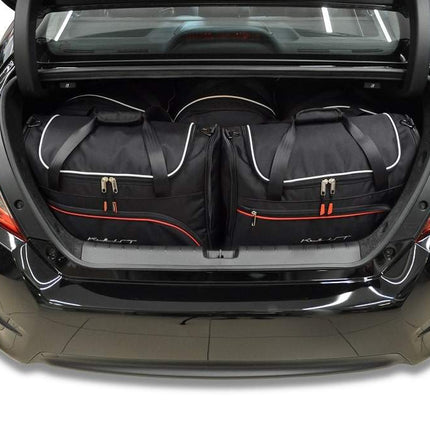 Kjust Reistassenset voor Honda Civic Sedan 2018-2022 - Set van 5 Tassen met 3 Roltassen en 2 Vliegtuigtassen