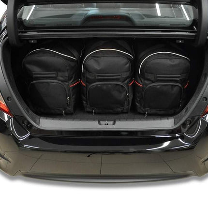 Kjust Reistassenset voor Honda Civic Sedan 2018-2022 - Set van 5 Tassen met 3 Roltassen en 2 Vliegtuigtassen