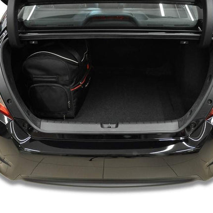 Kjust Reistassenset voor Honda Civic Sedan 2018-2022 - Set van 5 Tassen met 3 Roltassen en 2 Vliegtuigtassen