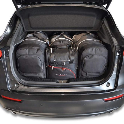 Kjust Reistassenset voor Mazda CX-30 vanaf 2019 - Set van 4 Tassen met 2 Roltassen 1 Sporttas en 1 Vliegtuigtas