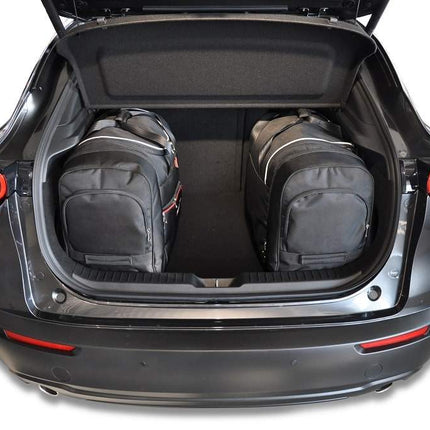 Kjust Reistassenset voor Mazda CX-30 vanaf 2019 - Set van 4 Tassen met 2 Roltassen 1 Sporttas en 1 Vliegtuigtas