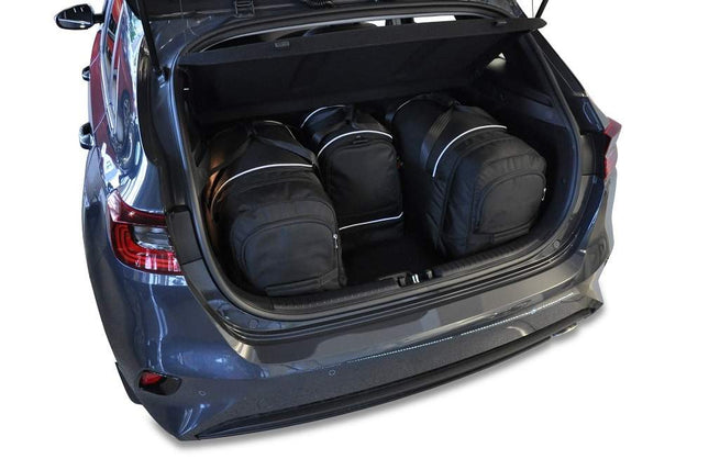 Kjust Reistassenset voor Kia Ceed 5-deurs vanaf 2018 - Set van 4 Tassen met 2 Roltassen en 2 Sporttassen