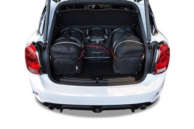 Kjust Reistassenset voor Mini Countryman 2017-2024 - Set van 4 Tassen met 2 Roltassen 1 Sporttas en 1 Vliegtuigtas