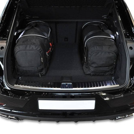 Kjust Reistassenset voor Porsche Cayenne coup�� vanaf 2019 - Set van 4 Tassen met 3 Roltassen en 1 Vliegtuigtas