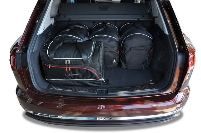 Kjust Reistassenset voor Volkswagen Touareg vanaf 2018 - Set van 5 Tassen met 3 Roltassen en 2 Sporttassen