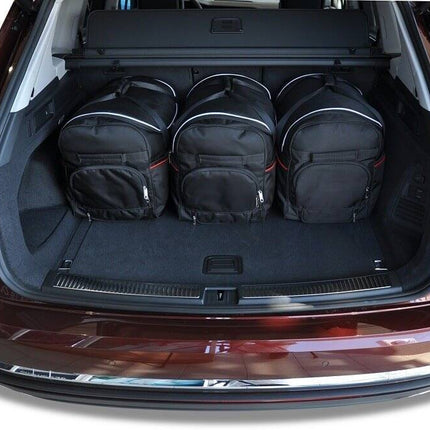 Kjust Reistassenset voor Volkswagen Touareg vanaf 2018 - Set van 5 Tassen met 3 Roltassen en 2 Sporttassen