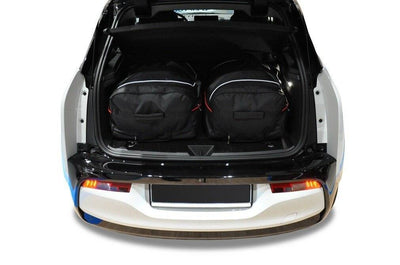 Kjust Reistassenset voor BMW i3 coupe 2013-2022 - Set van 2 Tassen met 2 Roltassen