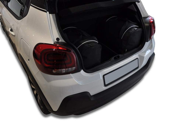 Kjust Reistassenset voor Citroen C3 5-deurs 2016-2024 - Set van 3 Tassen met 3 Sporttassen