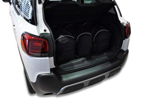 Kjust Reistassenset voor Citroen C3 Aircross 2017-2024 - Set van 3 Tassen met 2 Roltassen en 1 Sporttas