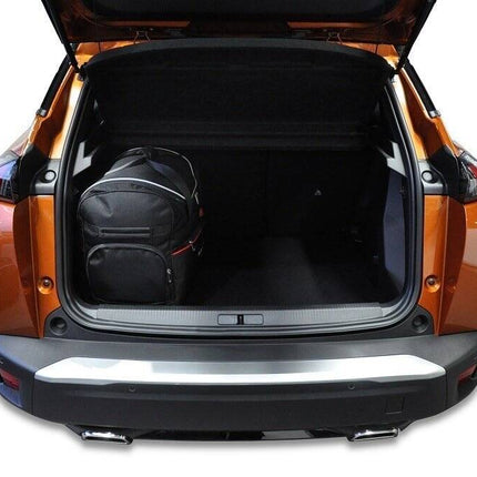 Kjust Reistassenset voor Peugeot 2008 vanaf 2019 - Set van 3 Tassen met 3 Roltassen