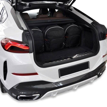 Kjust Reistassenset voor BMW X6 vanaf 2019 - Set van 5 Tassen met 3 Roltassen en 2 Sporttassen