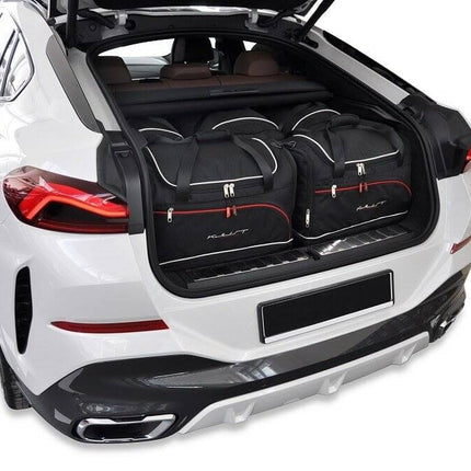 Kjust Reistassenset voor BMW X6 vanaf 2019 - Set van 5 Tassen met 3 Roltassen en 2 Sporttassen