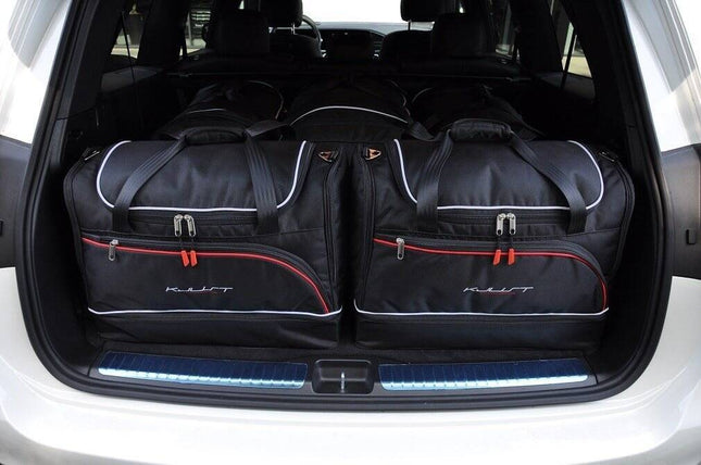 Kjust Reistassenset voor Mercedes Benz GLS vanaf 2019 - Set van 5 Tassen met 3 Roltassen en 2 Sporttassen