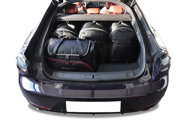 Kjust Reistassenset voor Peugeot 508 SW stationwagen vanaf 2019 - Set van 5 Tassen met 3 Roltassen en 2 Vliegtuigtassen