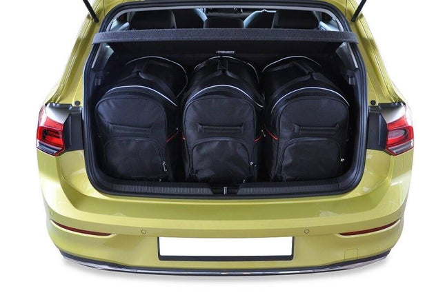 Kjust Reistassenset voor Volkswagen Golf 5-deurs vanaf 2020 - Set van 3 Tassen met 3 Roltassen