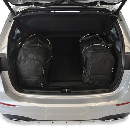 Kjust Reistassenset voor Mercedes Benz B-Klasse 2012-2019 - Set van 4 Tassen met 2 Roltassen 1 Sporttas en 1 Vliegtuigtas