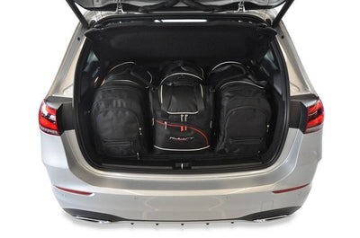 Kjust Reistassenset voor Mercedes Benz B-Klasse 2012-2019 - Set van 4 Tassen met 2 Roltassen 1 Sporttas en 1 Vliegtuigtas