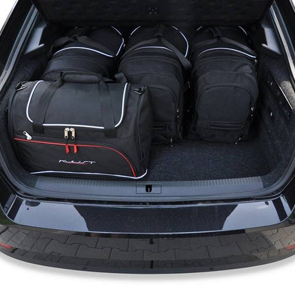 Kjust Reistassenset voor Skoda Superb 5-deurs hatchback 2019-2024 - Set van 5 Tassen met 3 Roltassen en 2 Sporttassen