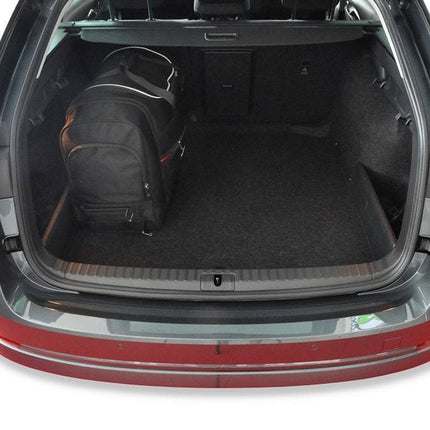 Kjust Reistassenset voor Skoda Octavia stationwagen vanaf 2020 - Set van 5 Tassen met 3 Roltassen en 2 Vliegtuigtassen