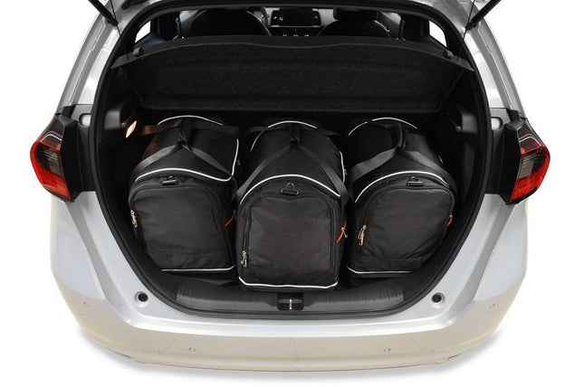Kjust Reistassenset voor Honda Jazz vanaf 2020 - Set van 3 Tassen met 3 Sporttassen