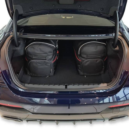 Kjust Reistassenset voor BMW 4 serie coupe vanaf 2020 - Set van 5 Tassen met 2 Roltassen 1 Sporttas en 2 Vliegtuigtassen