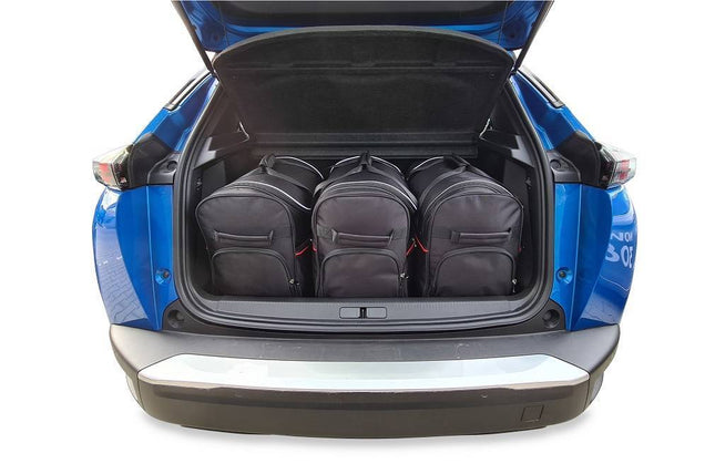 Kjust Reistassenset voor Peugeot 2008 vanaf 2019 - Set van 3 Tassen met 3 Roltassen
