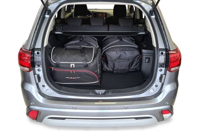 Kjust Reistassenset voor Mitsubishi Outlander 2013-2024 - Set van 4 Tassen met 2 Roltassen en 2 Vliegtuigtassen