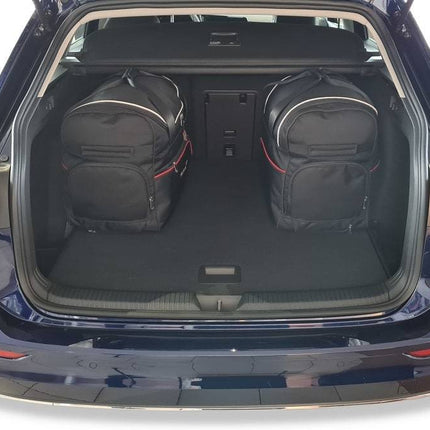 Kjust Reistassenset voor Volkswagen Golf stationwagen vanaf 2020 - Set van 5 Tassen met 3 Roltassen en 2 Sporttassen