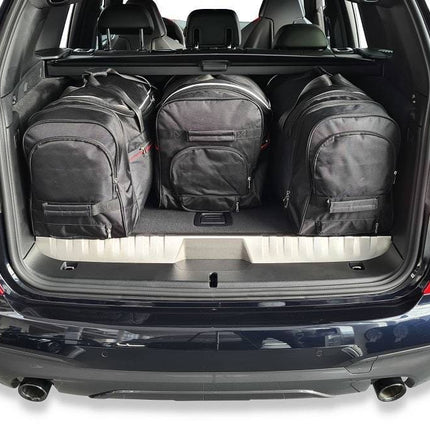 Kjust Reistassenset voor BMW X3 2018-2024 - Set van 4 Tassen met 3 Roltassen en 1 Vliegtuigtas