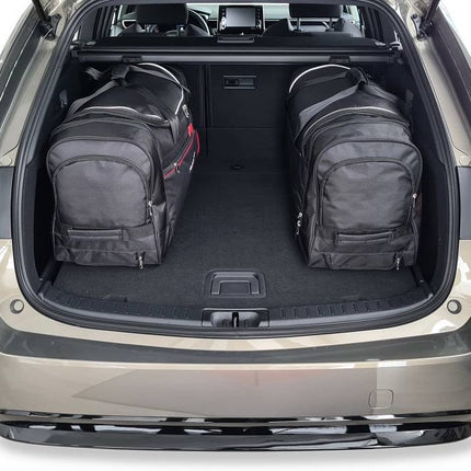 Kjust Reistassenset voor Toyota Corolla Touring Sports vanaf 2019 - Set van 4 Tassen met 3 Roltassen en 1 Sporttas