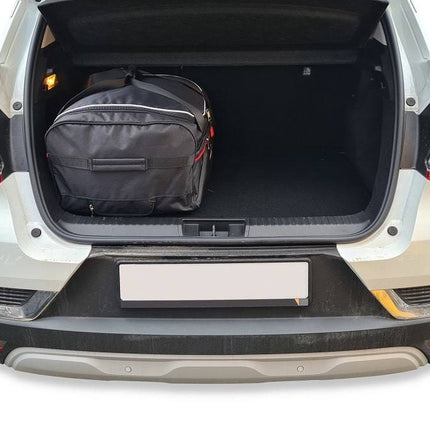 Kjust Reistassenset voor Renault Captur vanaf 2019 - Set van 2 Tassen met 2 Roltassen