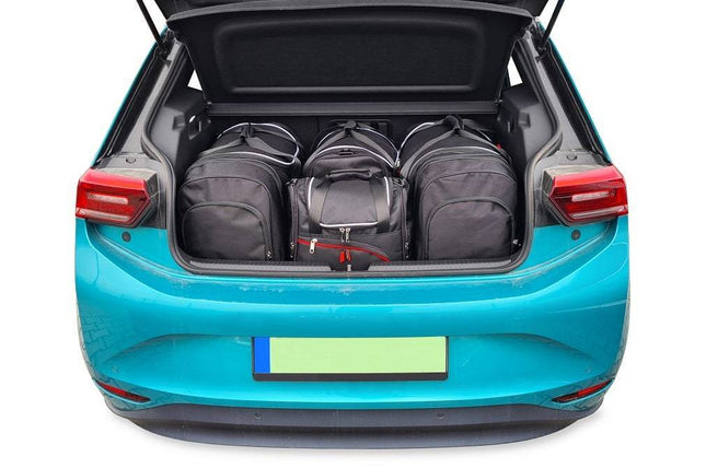 Kjust Reistassenset voor Volkswagen ID.3 vanaf 2020 - Set van 4 Tassen met 2 Roltassen 1 Sporttas en 1 Vliegtuigtas