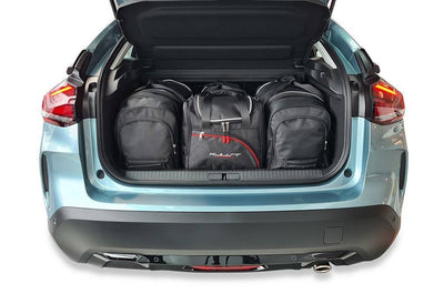 Kjust Reistassenset voor Citroen e-C4 5-deurs vanaf 2020 - Set van 4 Tassen met 2 Roltassen en 2 Sporttassen