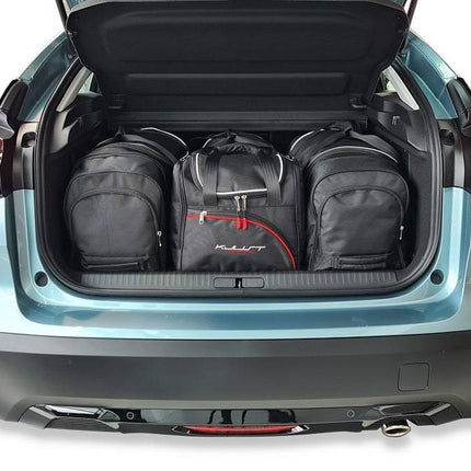 Kjust Reistassenset voor Citroen e-C4 5-deurs vanaf 2020 - Set van 4 Tassen met 2 Roltassen en 2 Sporttassen