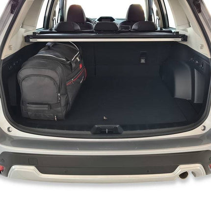 Kjust Reistassenset voor Subaru Forester Vanaf 2019 - Set van 4 Tassen met 3 Roltassen en 1 Vliegtuigtas